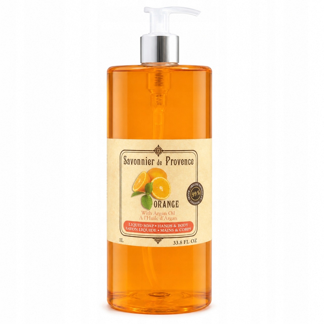Savonnier de Provence Orange Liquid Soap Hand & Body Żel Pomarańcza