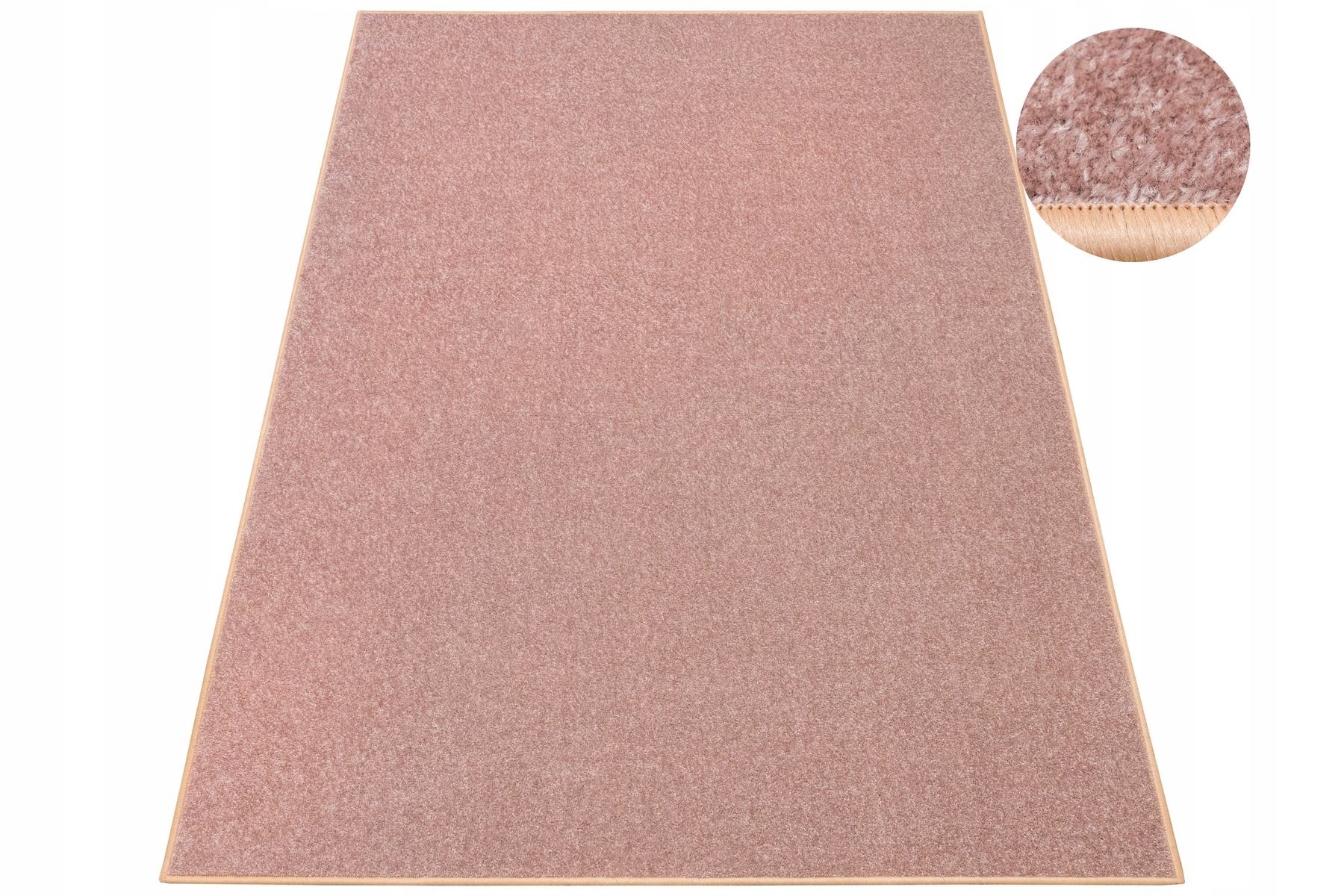 Dywan Dynasty Pastelowy Pudrowy Róż Do Sypialni Dziecięcej Filc 200x300 cm