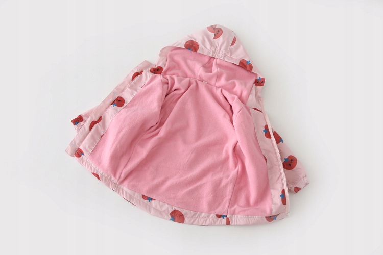 DZIEWCZĘCA WIOSENNA KURTKA PARKA OCIEPLONA r.98 Fason parka