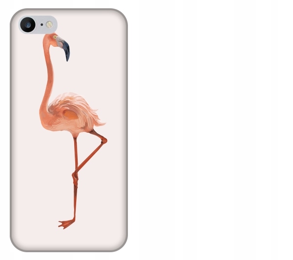 

Etui pokrowiec iPhone 8 Ptak flaming akwarela
