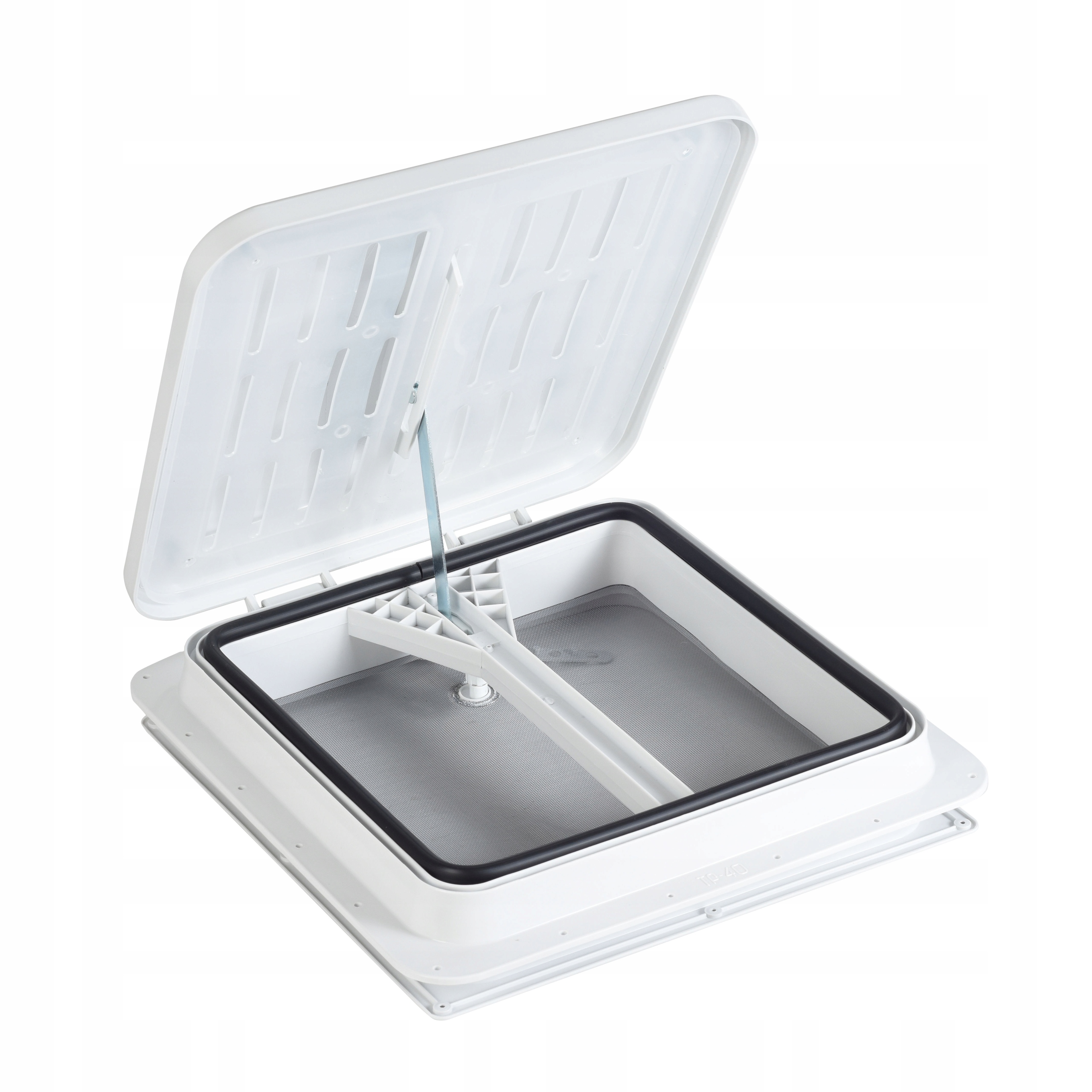 Střešní okno TF40 poklop 40X40 moskytiéra světle šedý obytný kemp