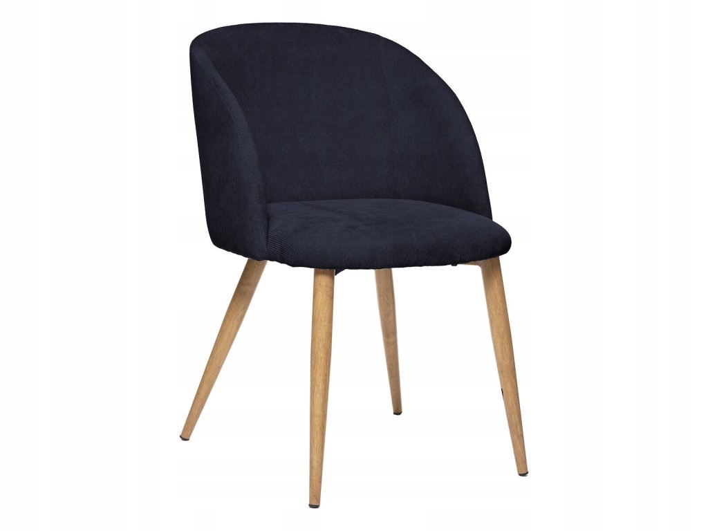 Kreslu typu mušle Celeste, menčestrové