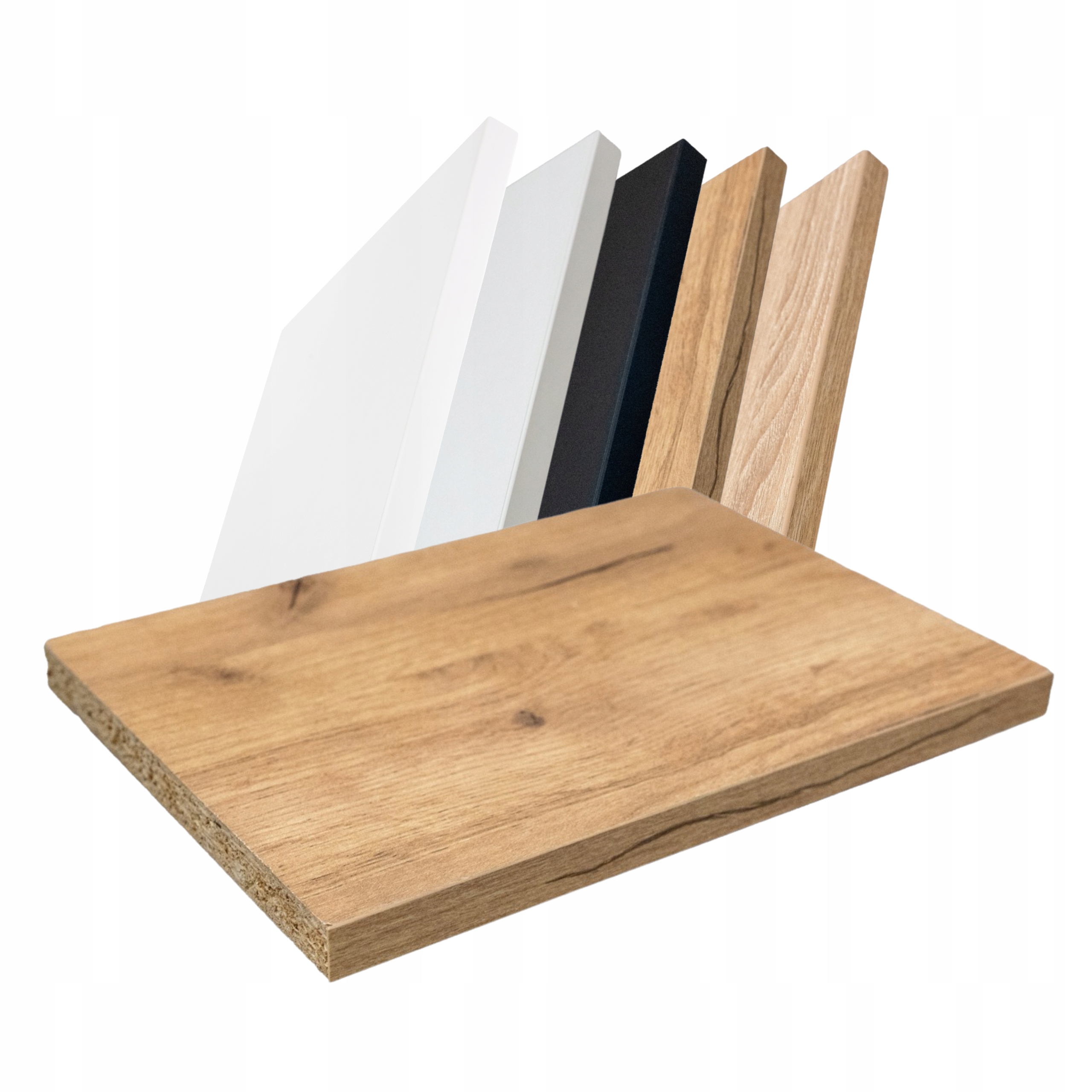 PÓŁKA NA WYMIAR FORMATKA PŁYTA DĄB CRAFT ZŁOTY + CIĘCIE GRATIS