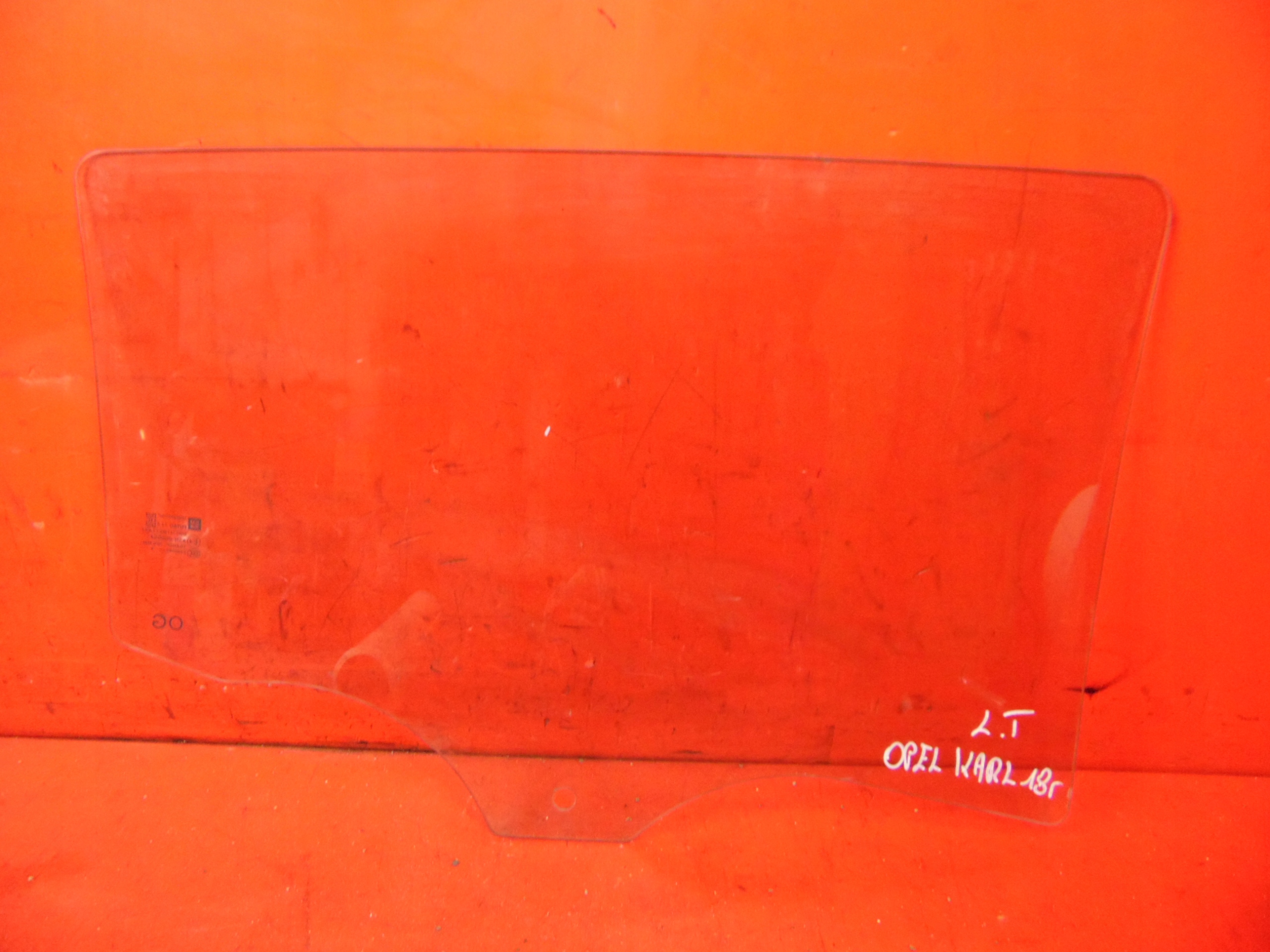 OPEL KARL 14- window door left rear part rear 2018 ROK