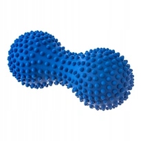 Piłka podwójna Tullo 15,5 cm x 7 cm czerwony Duoball masaż, rehabilitacja