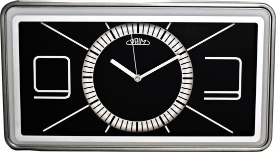 Nástenné hodiny Prim, 3056.92 šedá, 46cm