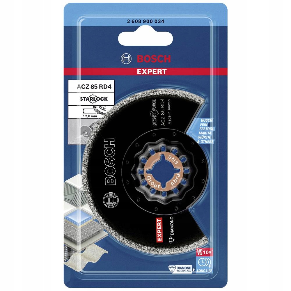 Bosch tarcza segmentowa do fug ACZ 85 RD4 brzeszczot Starlock 85 mm Expert