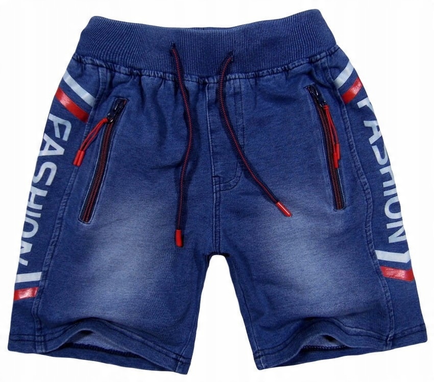 

krótkie spodenki jak jeans 542C Marathon 6Y red
