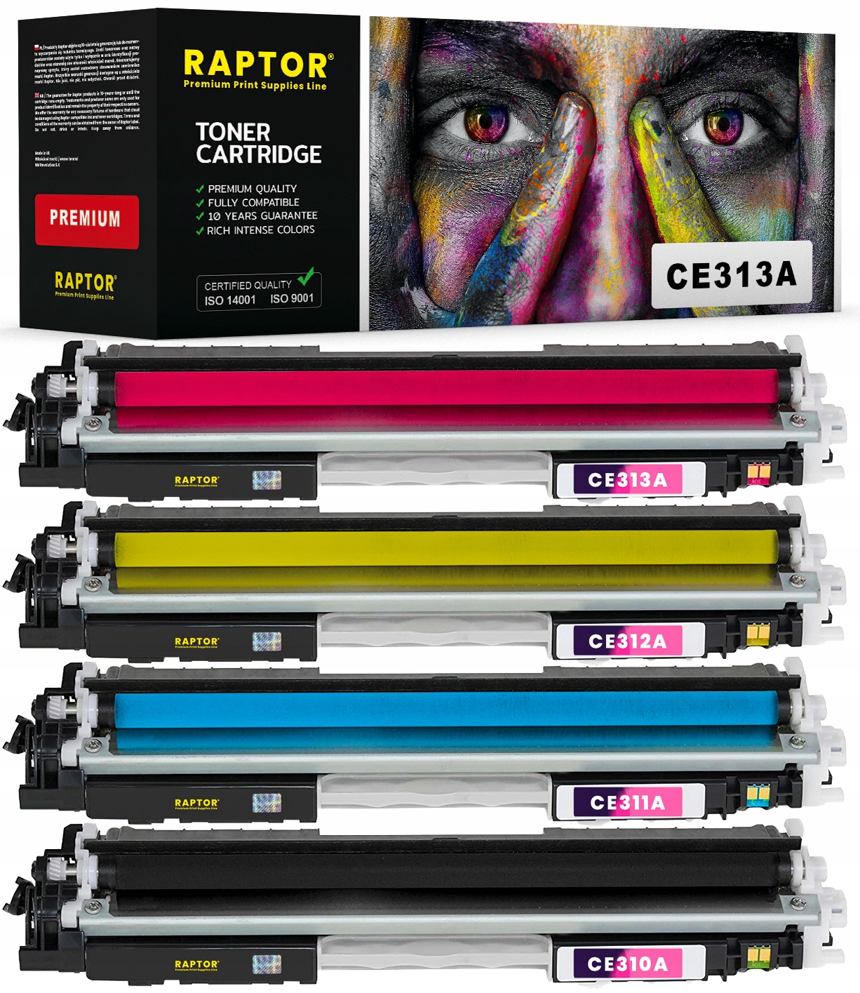 4x Toner CE310A pro hp CP1021 CP1022 CP1023 CP1025