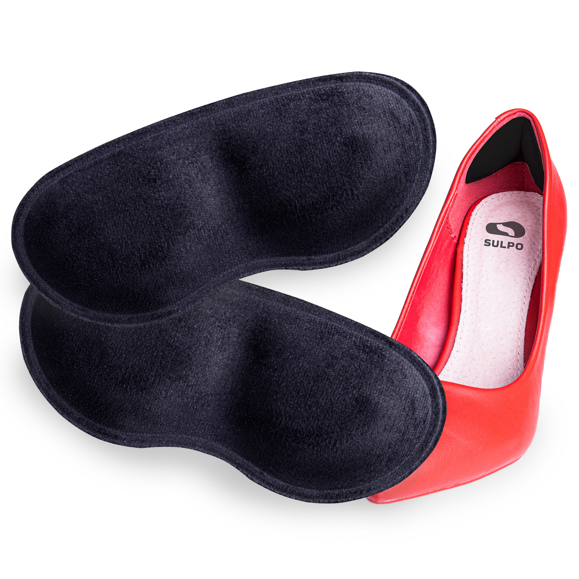 

Zapiętki do za dużych butów wklejane miękkie