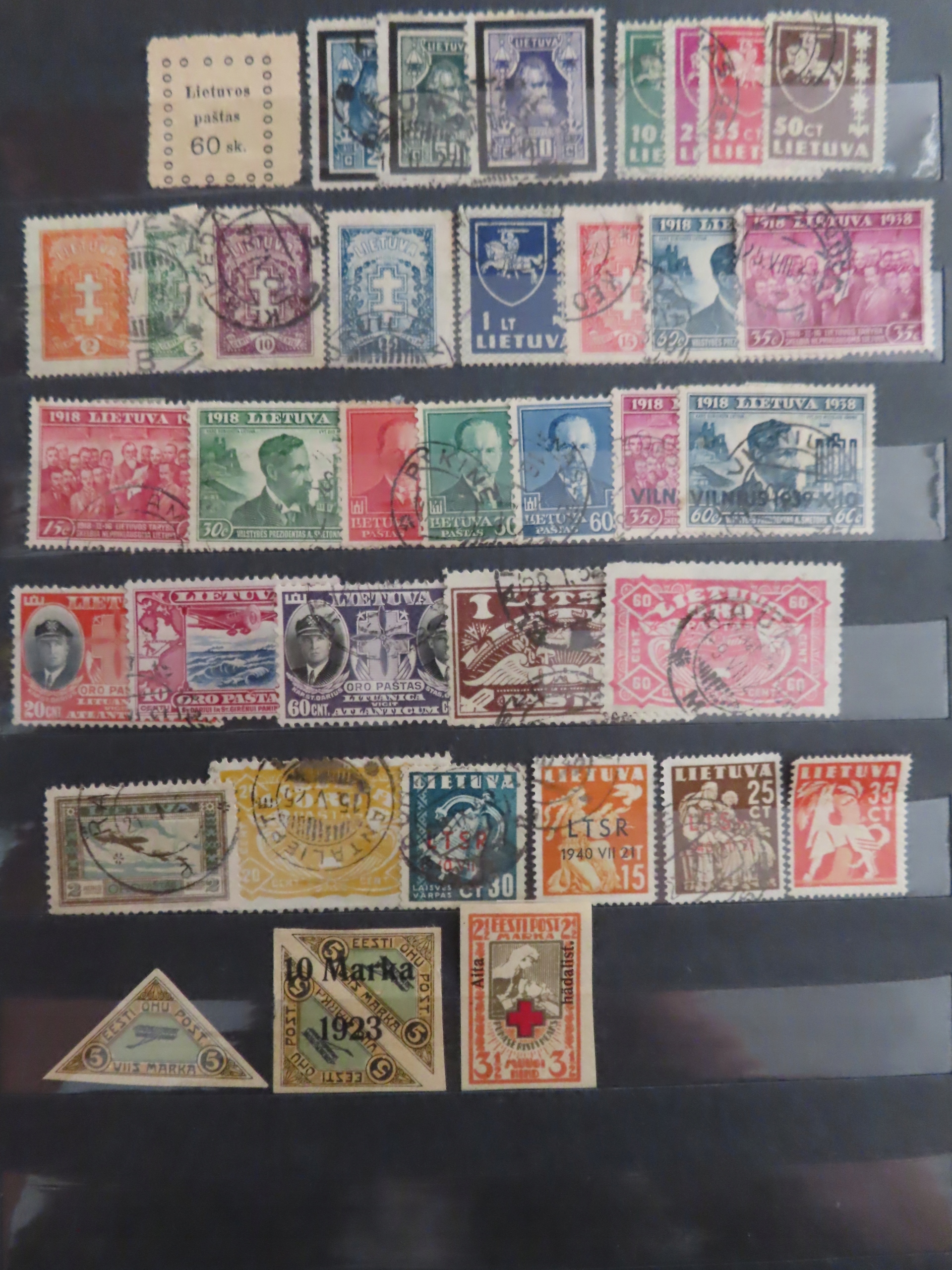 Zestaw znaczków Litwa A1317