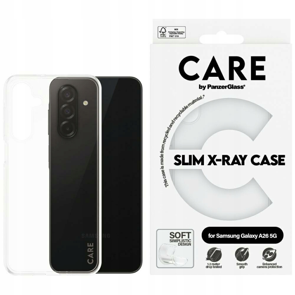 PanzerGlass Care Fashionable etui do Samsung Galaxy A26 5G przezroczyste