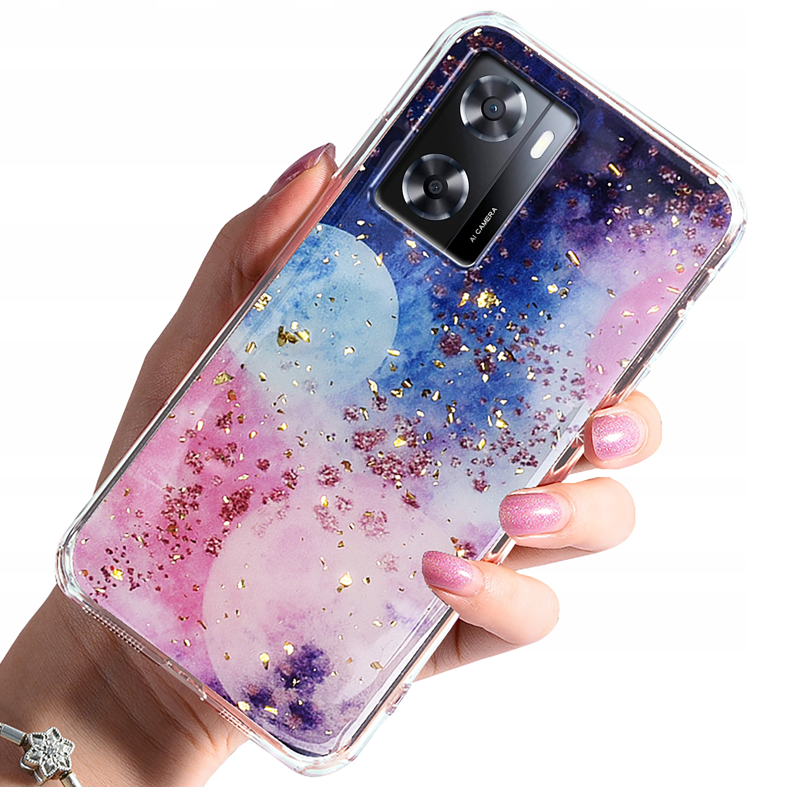 

Etui do Oppo A57|A57S Case Glamour Szkło 9H