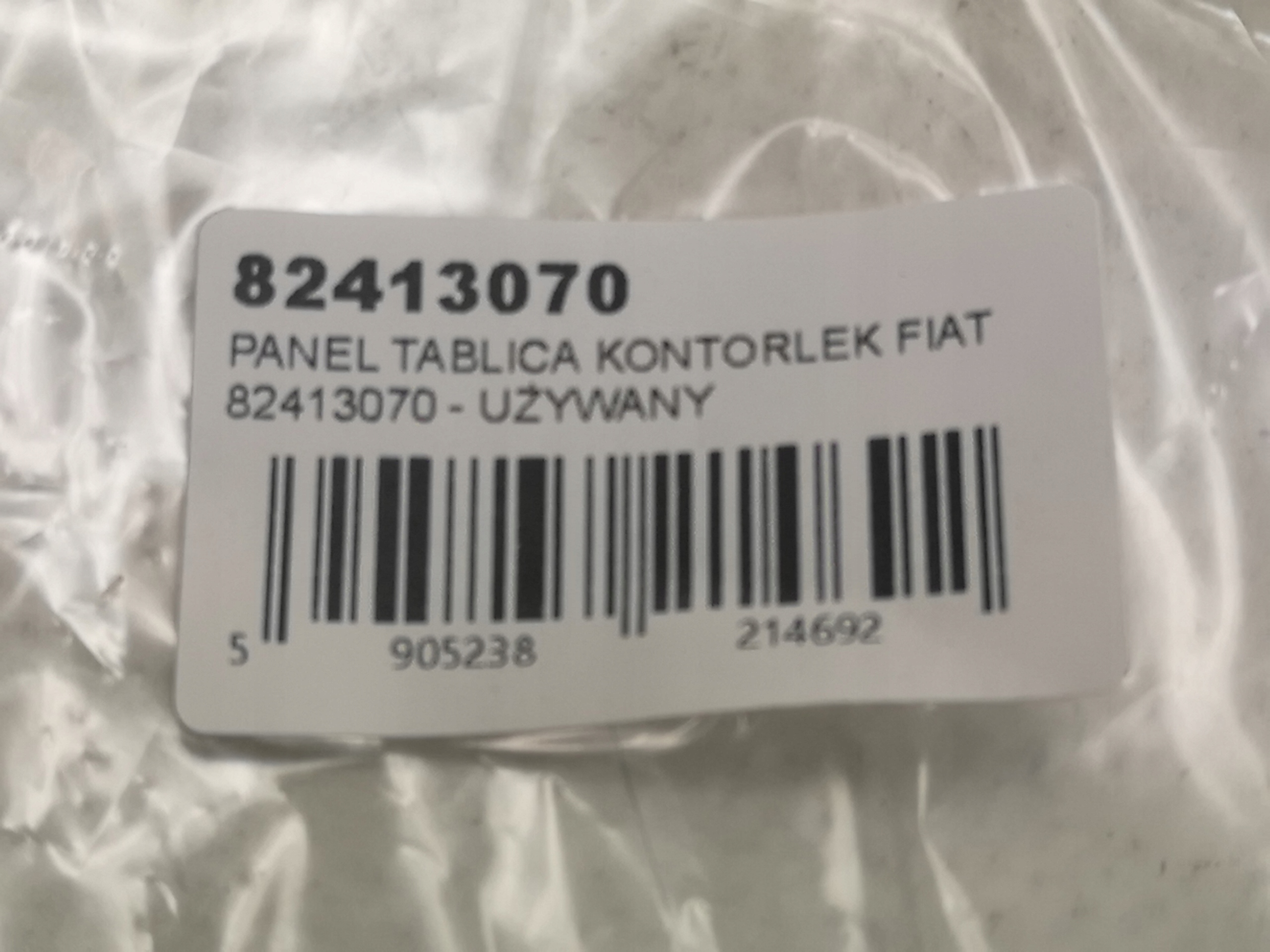 PANEL WSKAZNIKOW CHECK LANCIA PRISMA 1983-1992 / 82413070