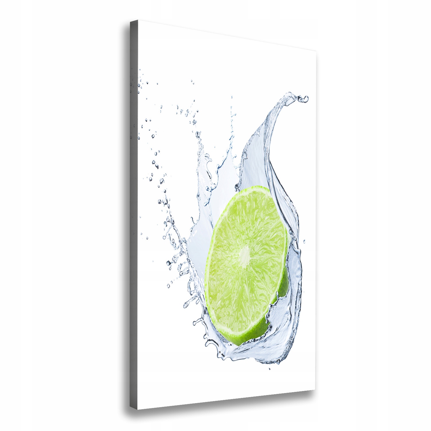 

Nowoczesny obraz canvas na ramie Limonka 60x120 cm