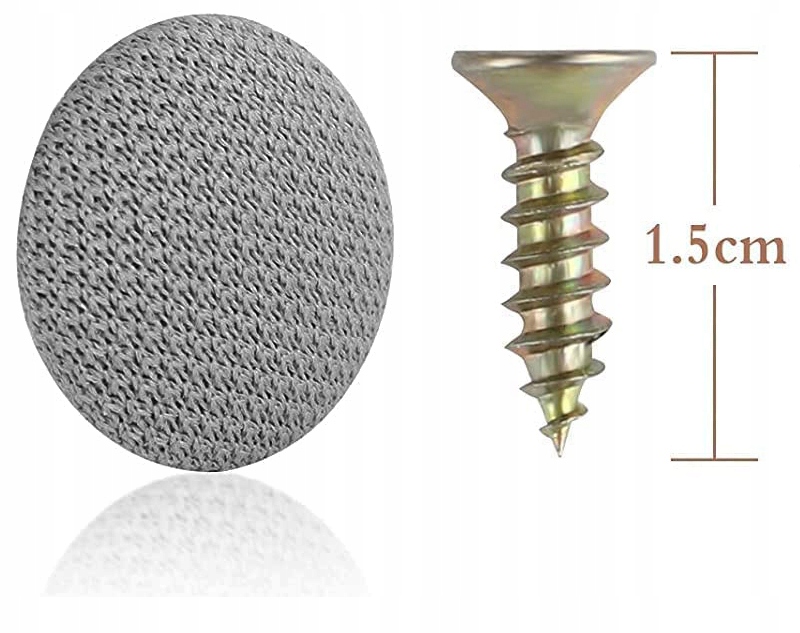 ZESTAW NAPRAWCZY DO PODSUFITKI SAMOCHODOWEJ SZARY DO NAPRAWY 100szt Producent części Heckermann