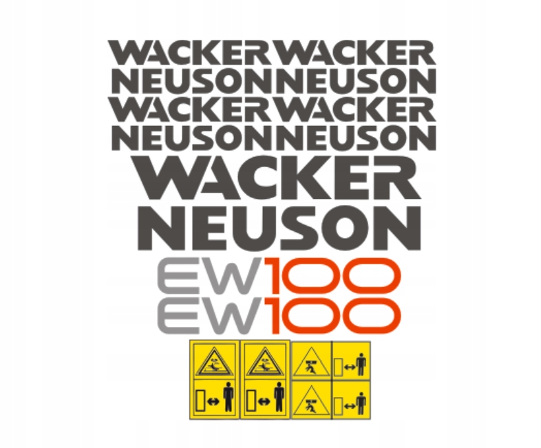 Samolepky Wacker Neuson EW100