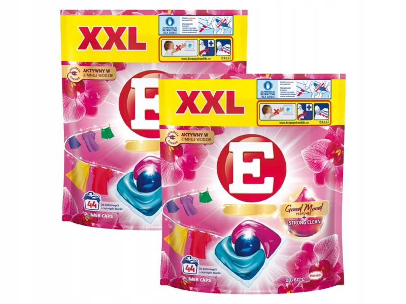 Kapsułki do prania E Power Caps Aromaterapia Orchidea 88 szt.