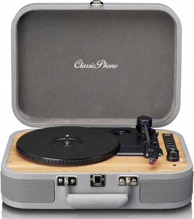 Gramofón Kufrík Lenco TT-116BK Retro Aux Usb Rec Bluetooth