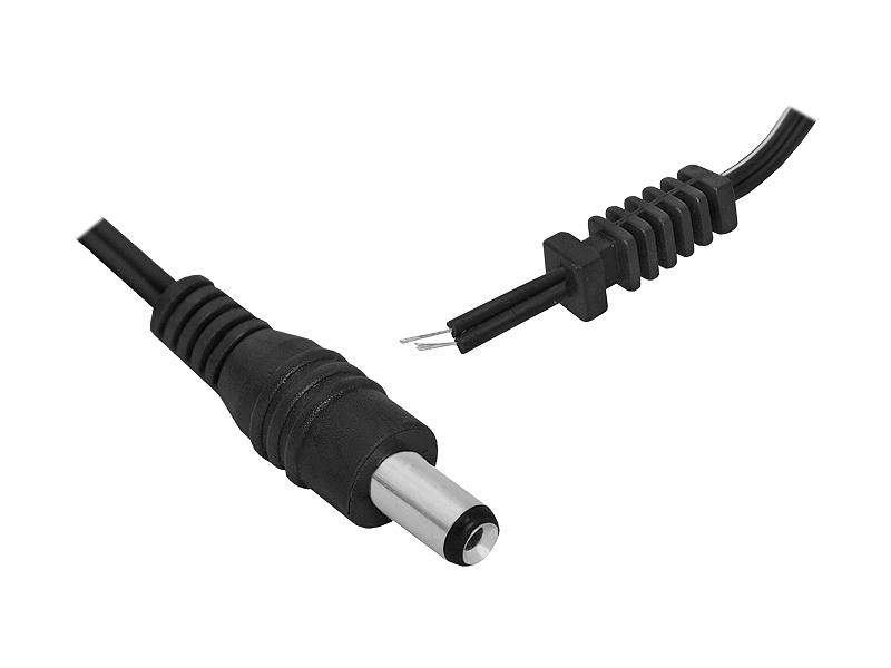 DC ШТЕКЕР 2.5X5. 5 С КАБЕЛЕМ 1,8 М