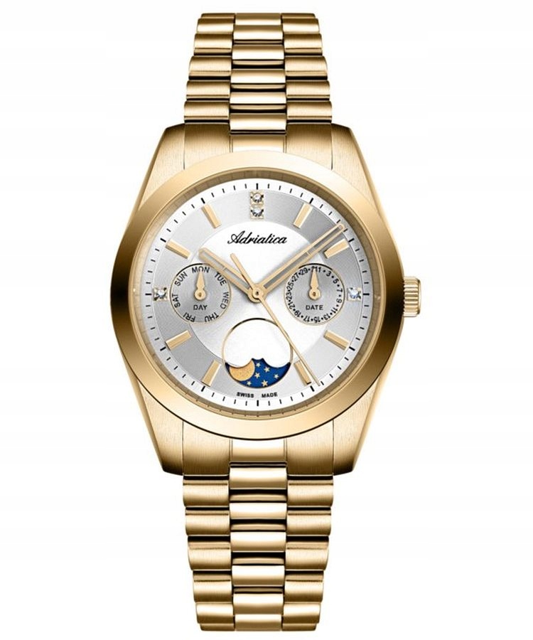 Dámské hodinky Adriatica Moonphase adriatica-A3802.1113QF