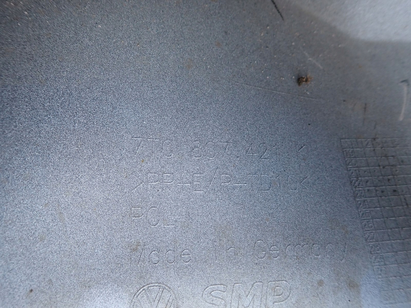 bumper rear part rear VW VOLKSWAGEN MULTIVAN T7 7T STM 2021- 7T0807421K