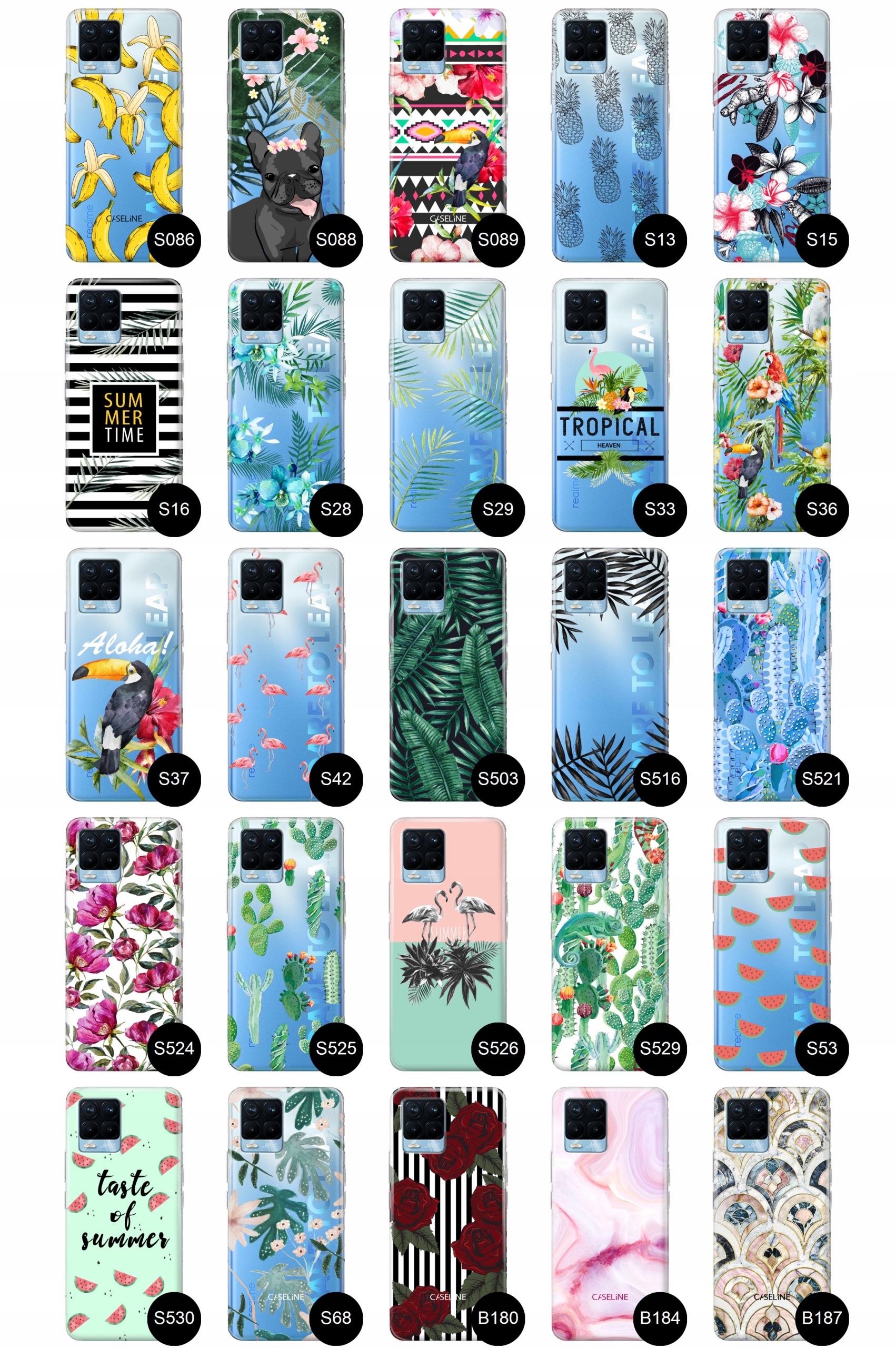 Etui do Realme 8 / 8 Pro case wzory guma