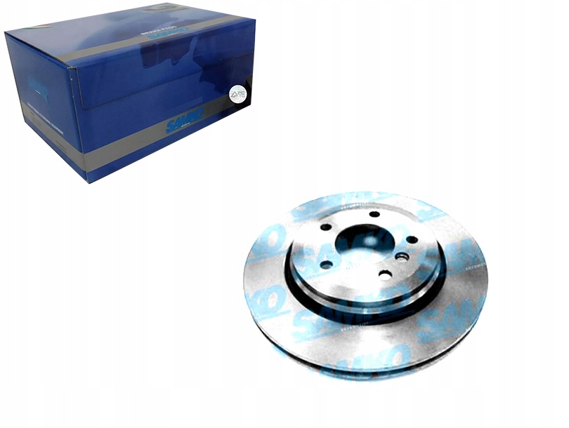 Samko Brzdové Kotúče 2KS Bmw 3 E46 Vetrané Zadné