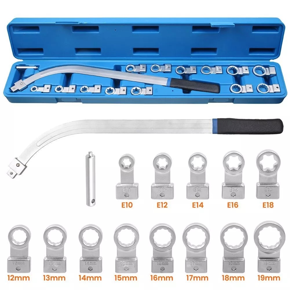 12-19 Torx E10-E18 Klíč Na Napínáky, Sada 15 Ks