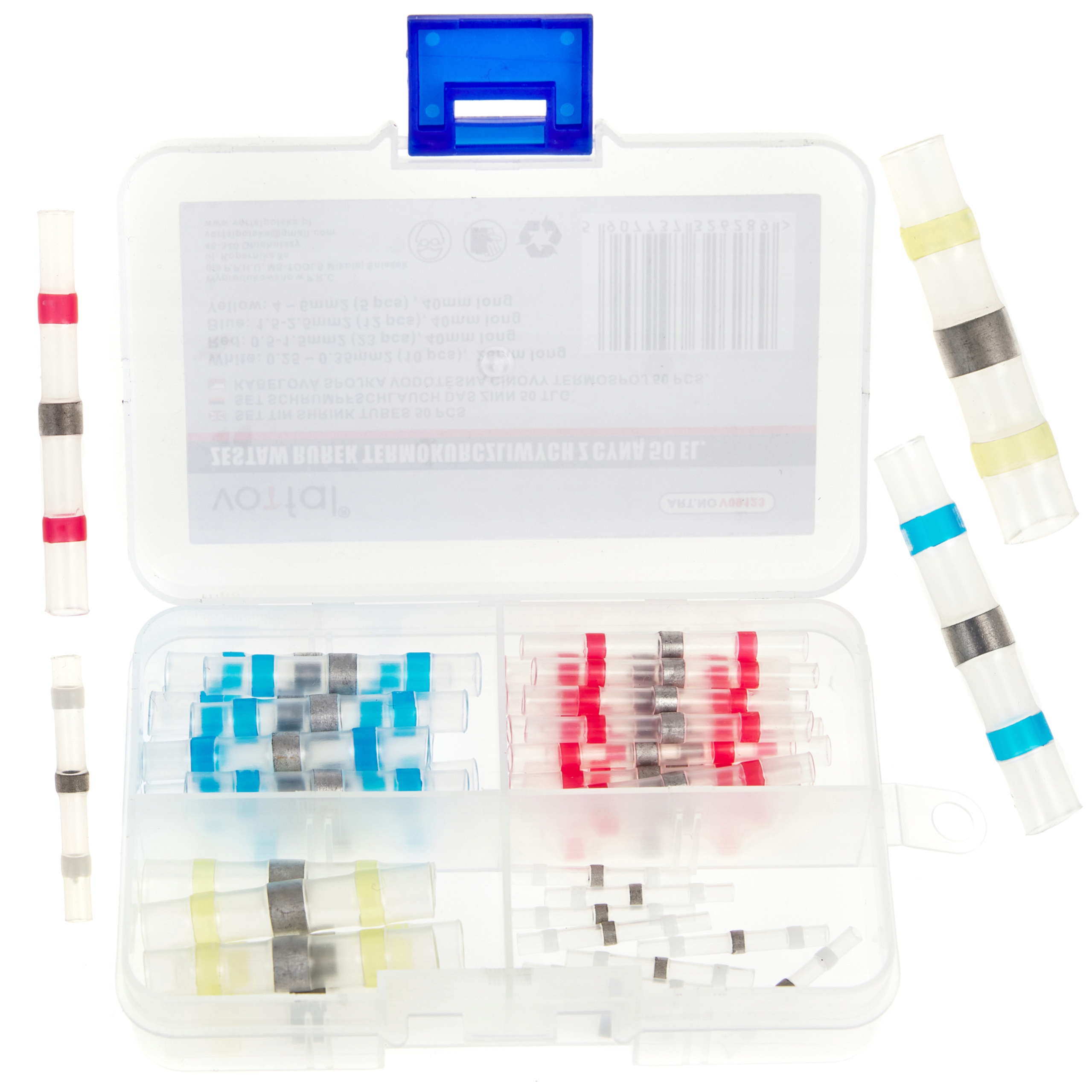 RURKI KOSZULKI OSŁONKI TERMOKURCZLIWE Z CYNĄ 50 EL