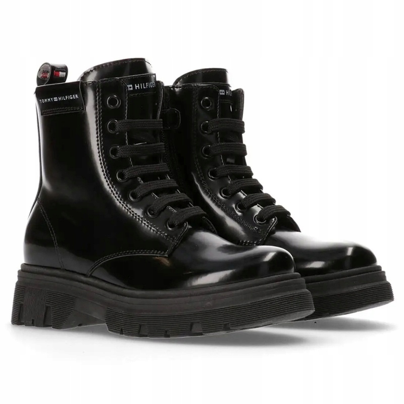 Dámské dámské kotníkové boty Tommy Hilfiger T4A5-33039-1453999 černé VEL.35