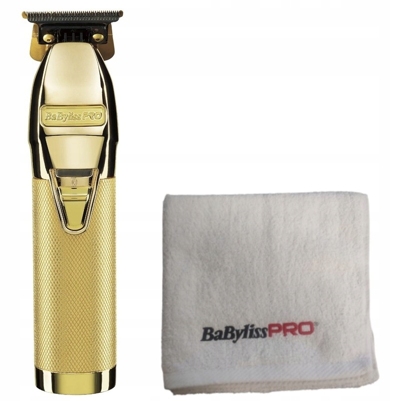 BaBylissPRO Skeleton Gold Metal zastřihovač FX7870GE ručník 100x50 cm Bonus