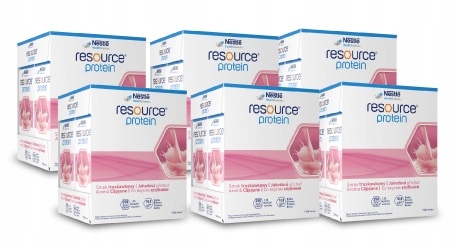 Nestle Resource Protein drink truskawkowy 24x200ml