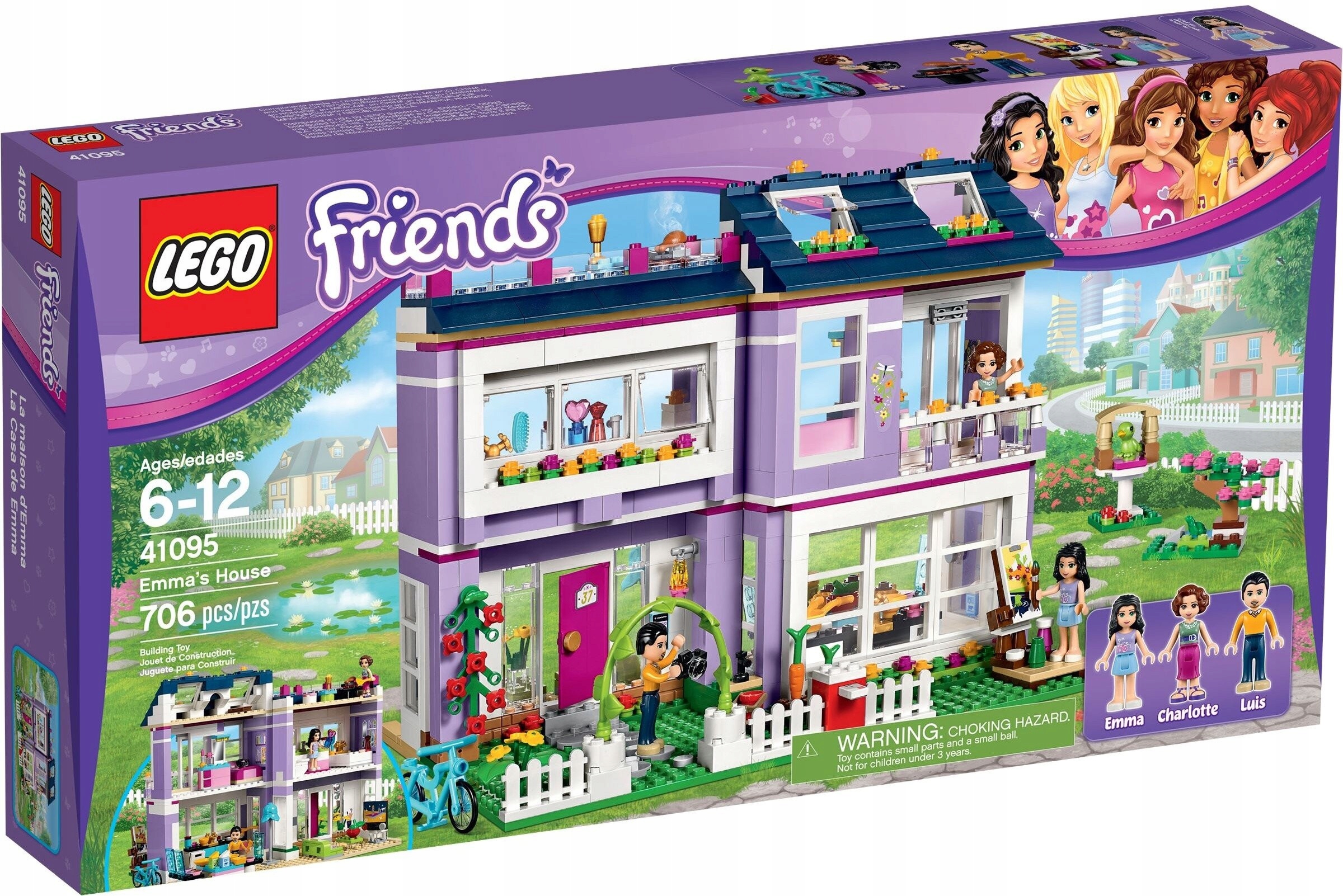 Lego Friends 41095 Emmův dům Nové