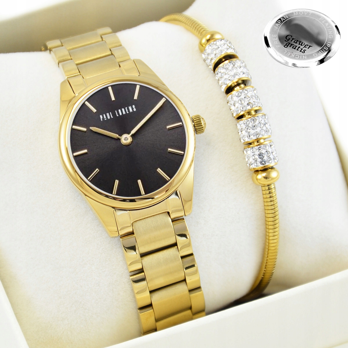 Dámské hodinky Paul Lorens Blissa stylový náramek Set S Gravírováním