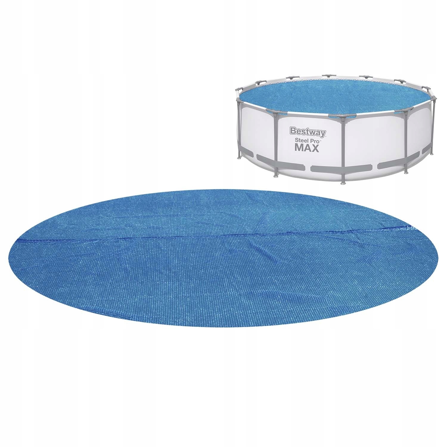 Plandeka Pokrywa Folia Solarna Na Basen Ogrodowy 366CM Mata Bestway 58242