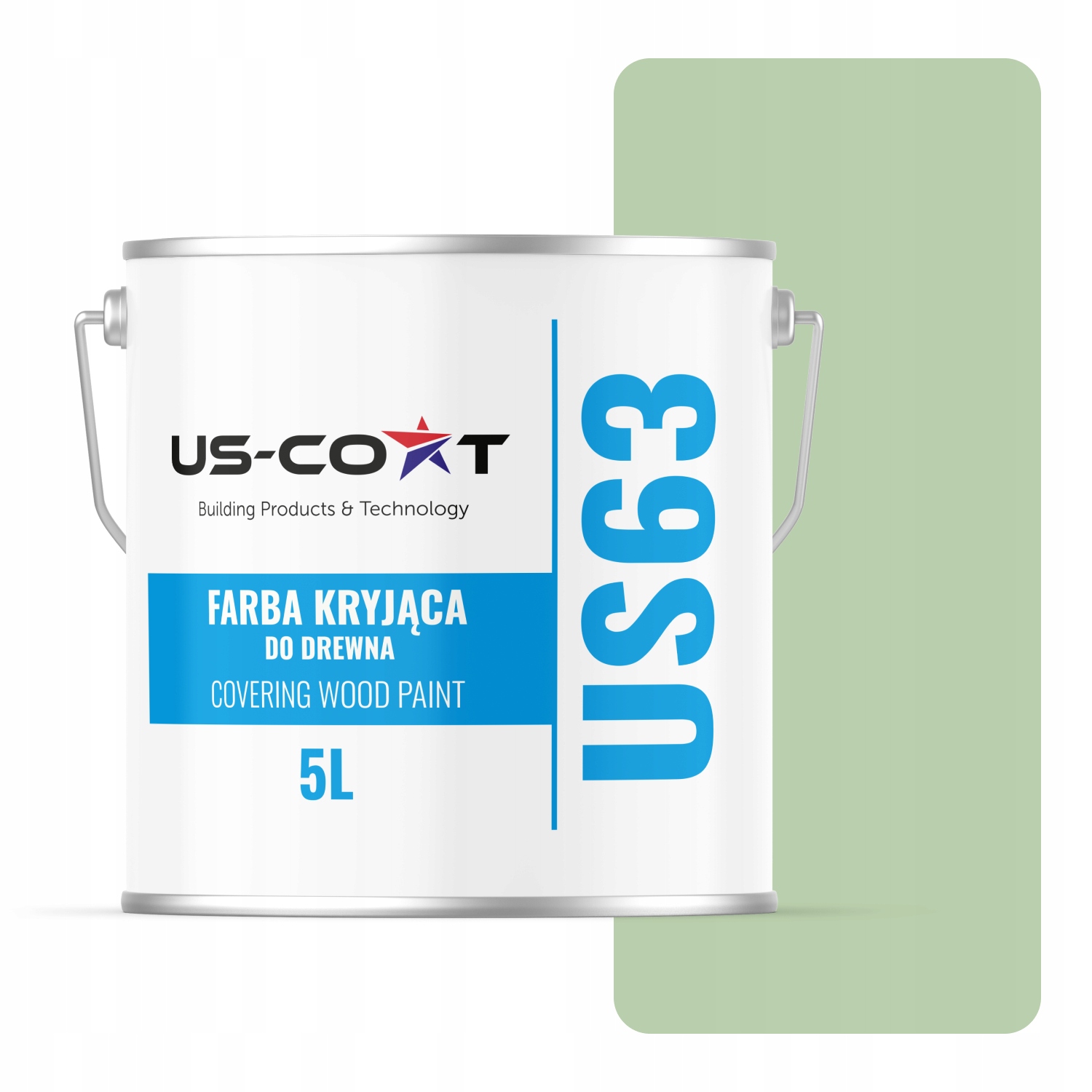 Barva Na Dřevo Kryjící Dveře Renovace Zelená Pastelová RAL6019 Lesk 5L