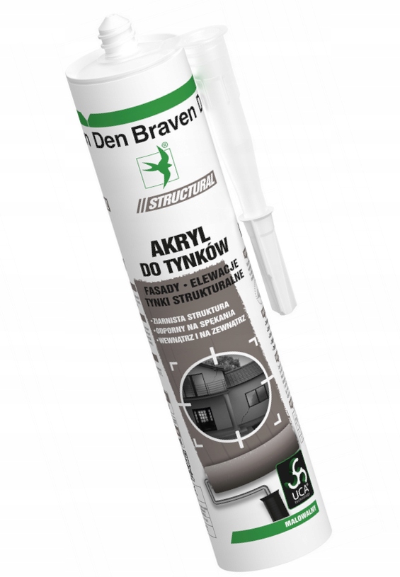 

Den Braven Akryl do Tynków Biały 280 ml