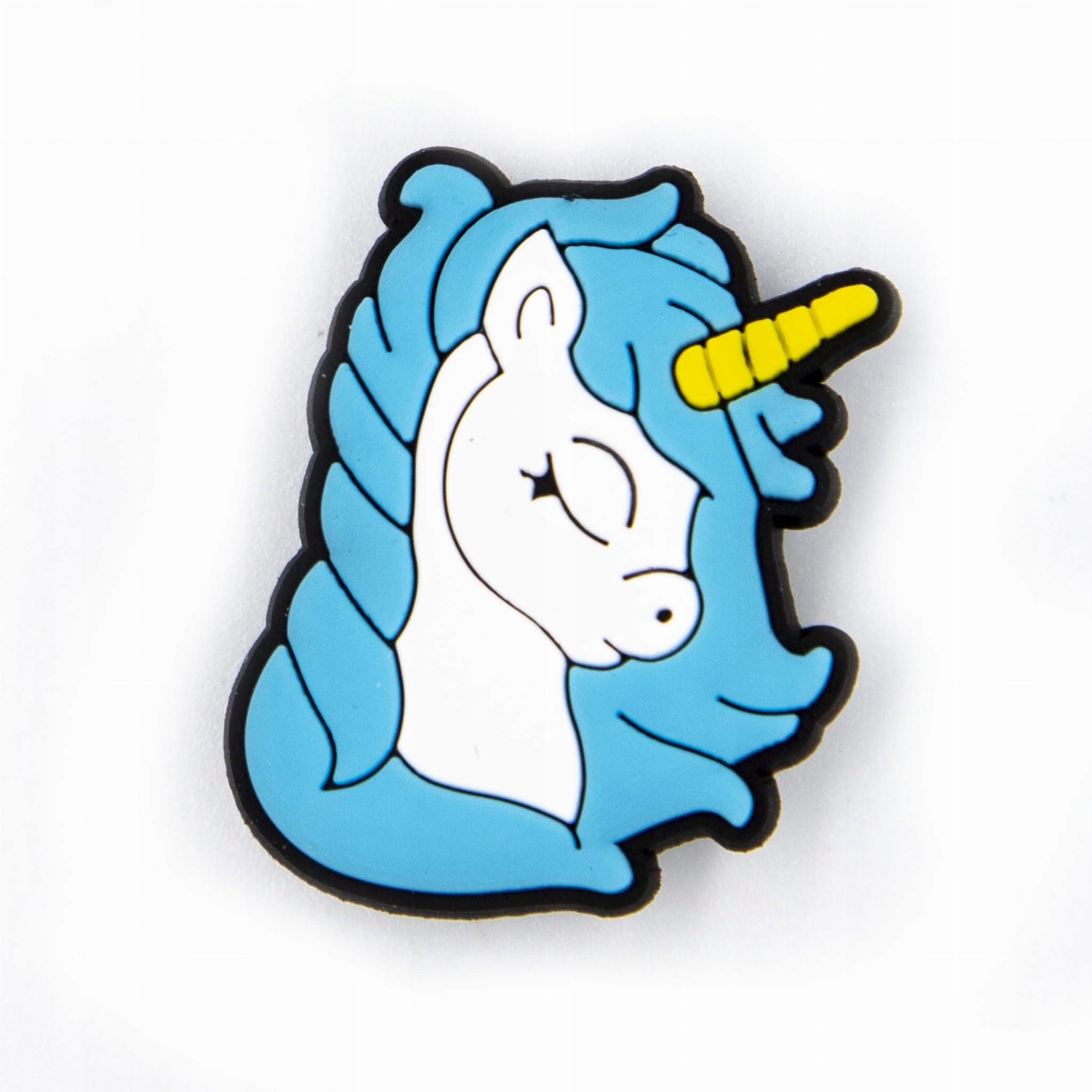 

Jednorożec z niebieską grzywą, ozdoba do kroksów