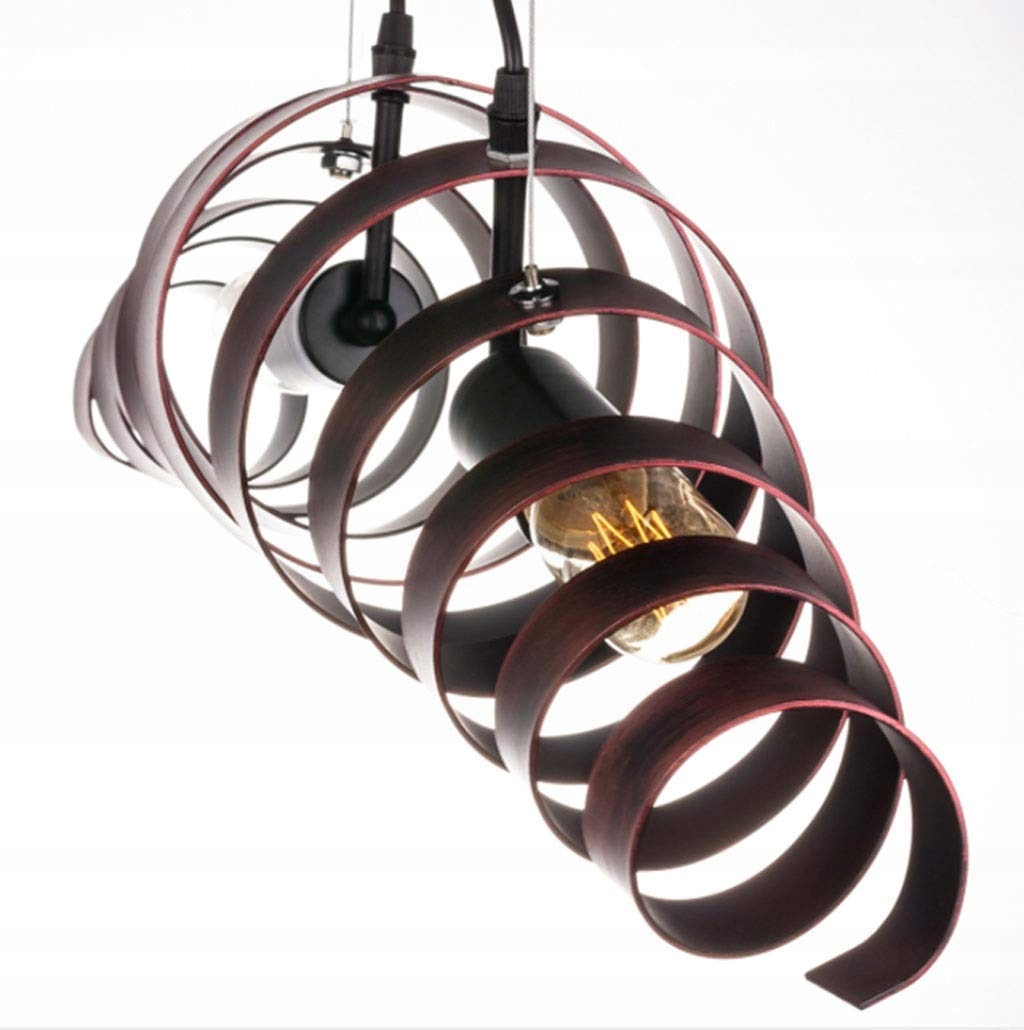 LAMPA SUFITOWA WISZĄCA CZARNA Metal Złota Długość/wysokość 100 cm