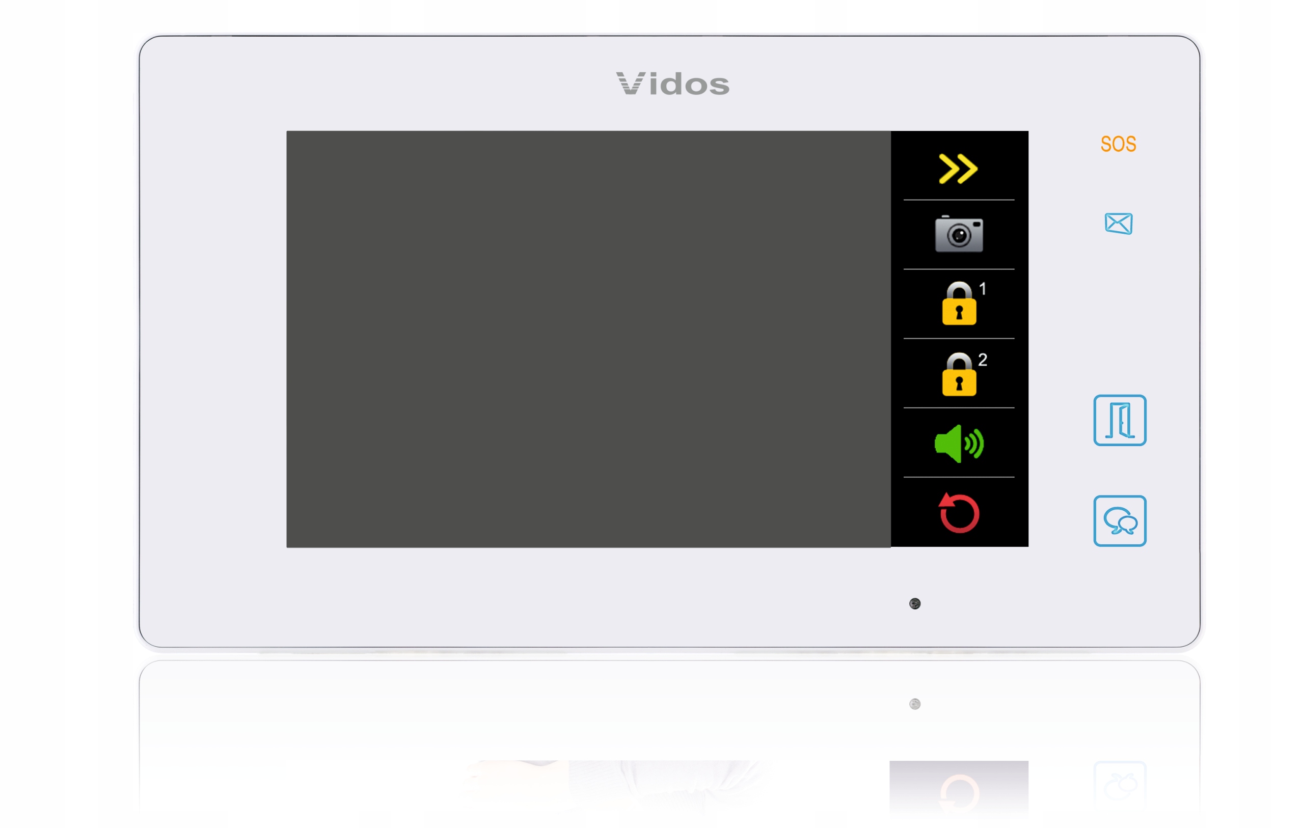 M1021W Monitor wideodomofonu 7'', biały VIDOS Marka Vidos
