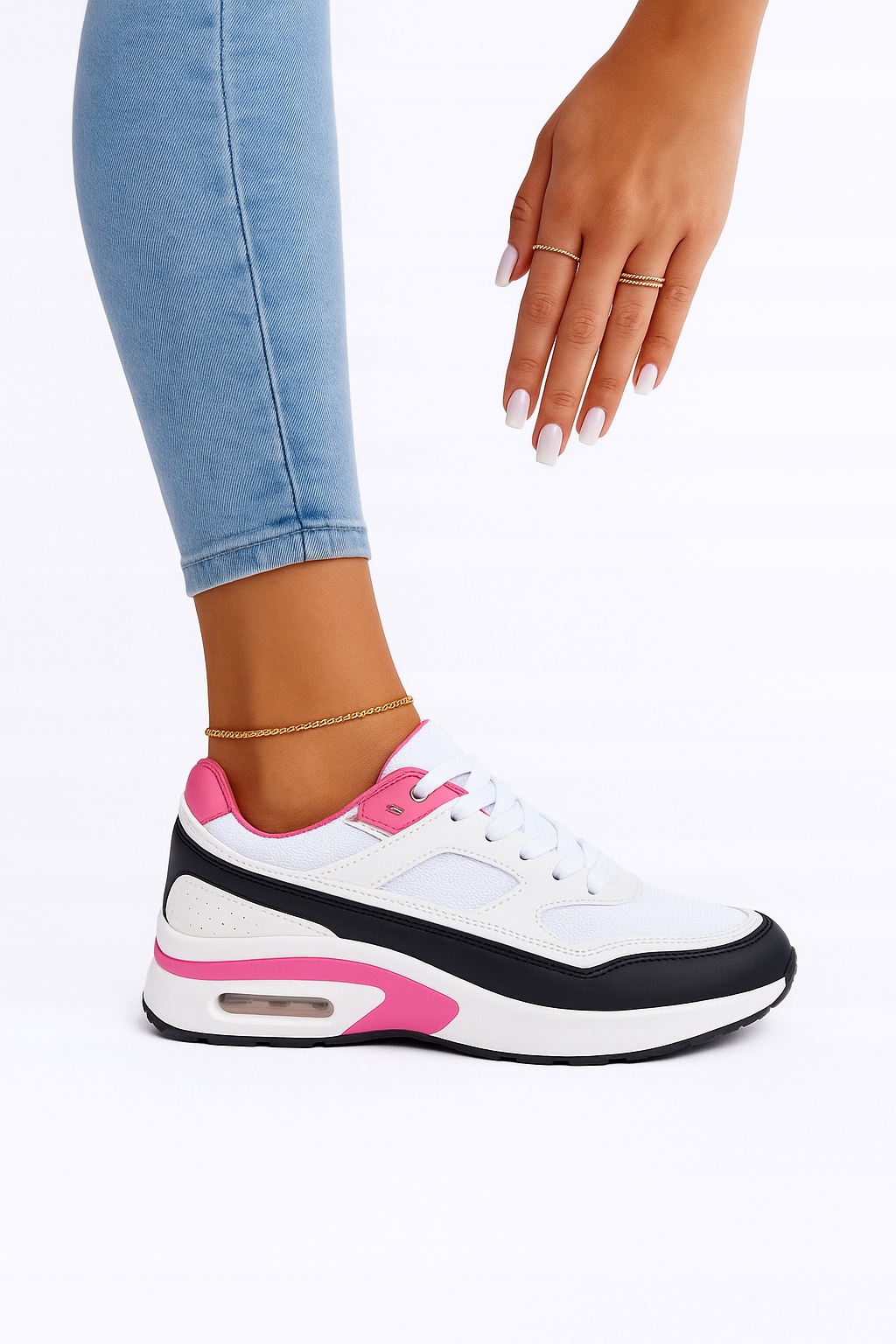 Buty sportowe Sunlanse damskie niskie sznurowane wielokolorowe