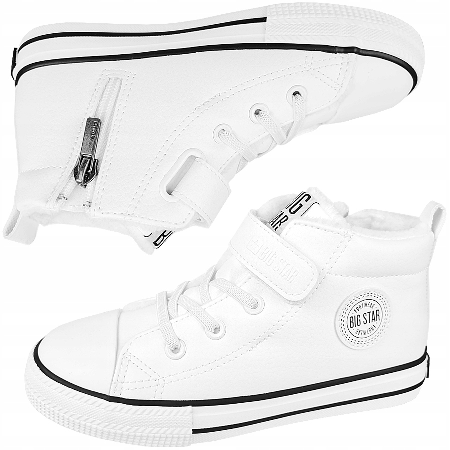

Buty Big Star trampki białe ocieplane GG374033 31