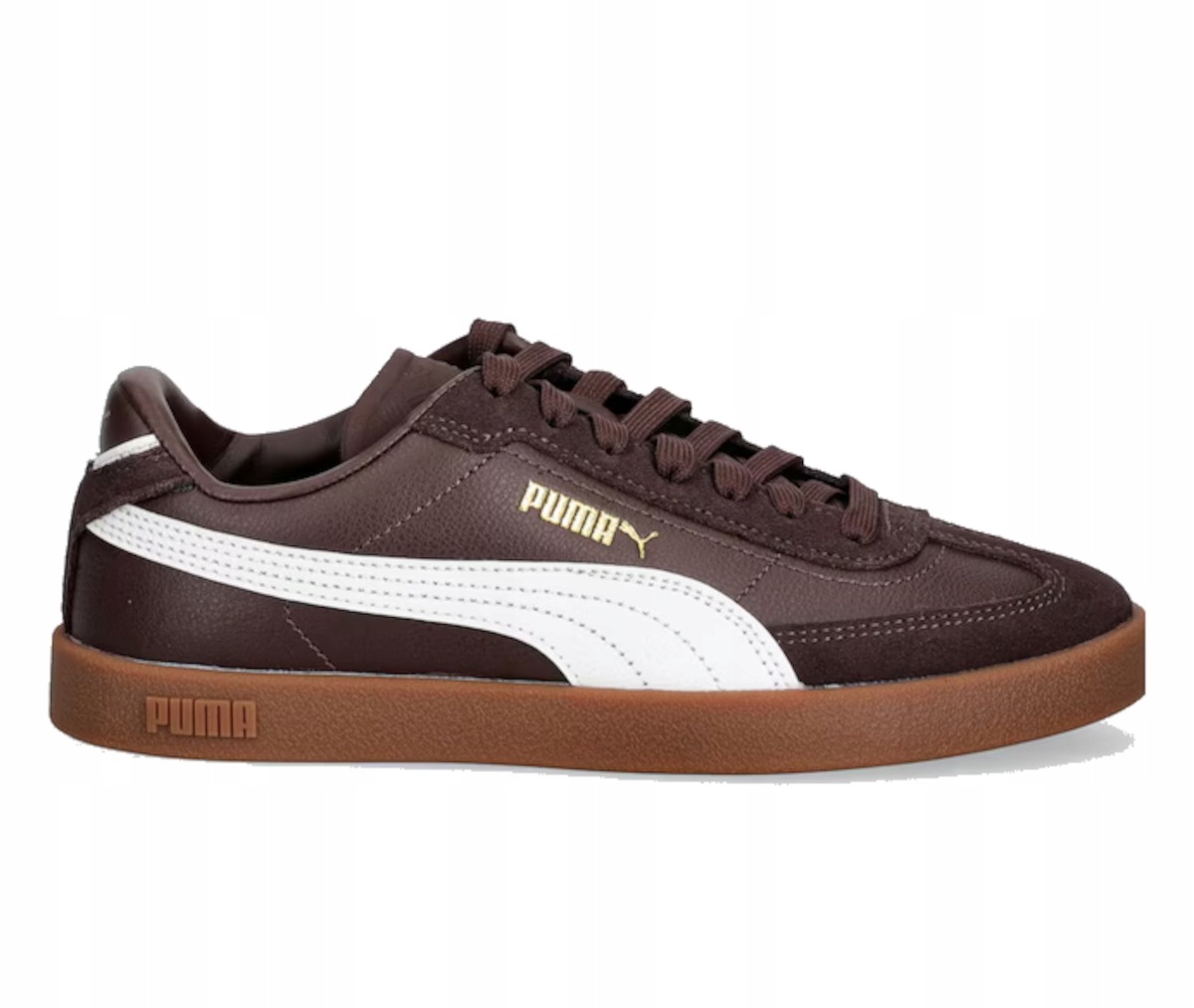 Dámské boty Puma Club 397447-50 kožené sportovní tenisky hnědé 37