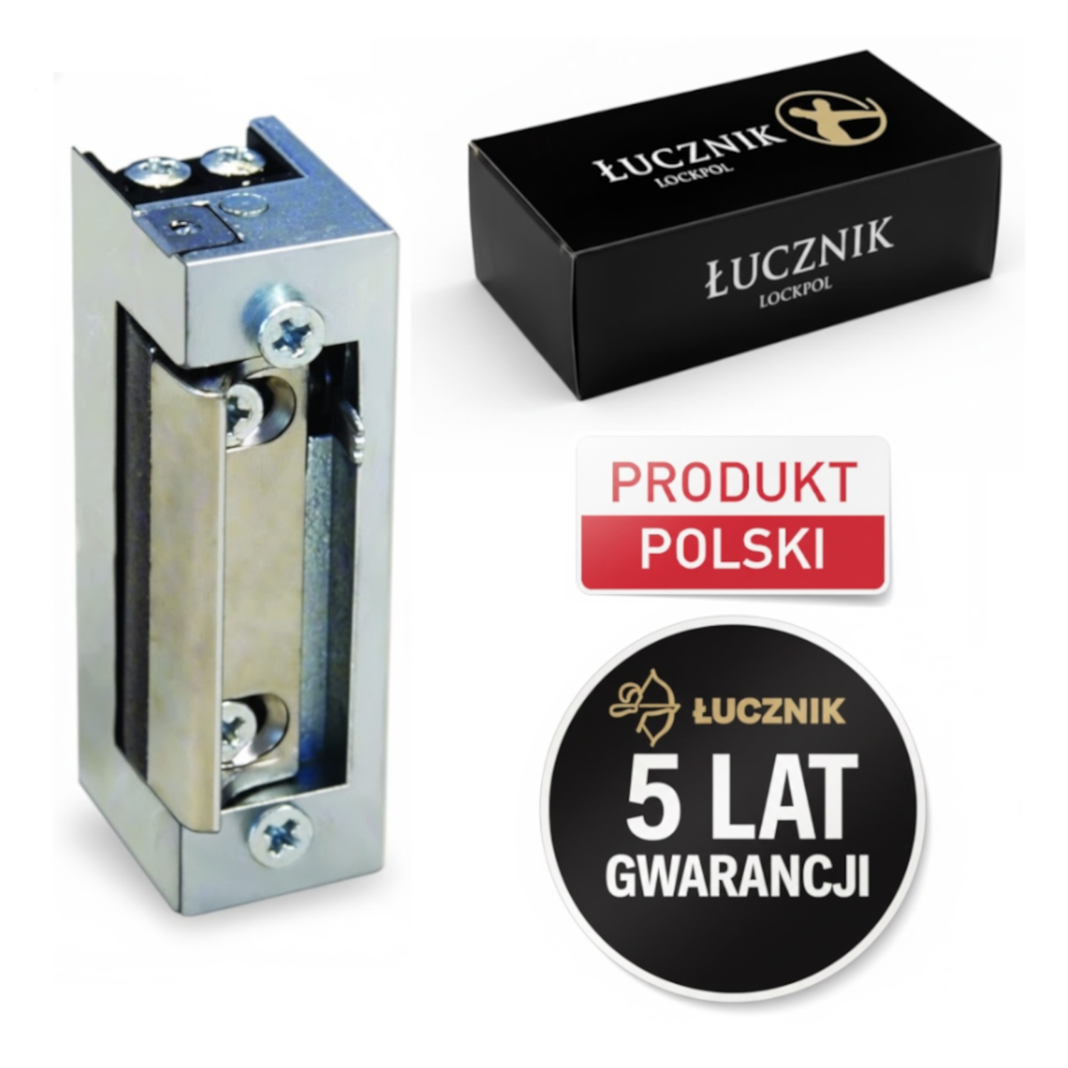 Elektrozávěs Na Dveře Brány averzní S Blokádou Bez Paměti Łucznik