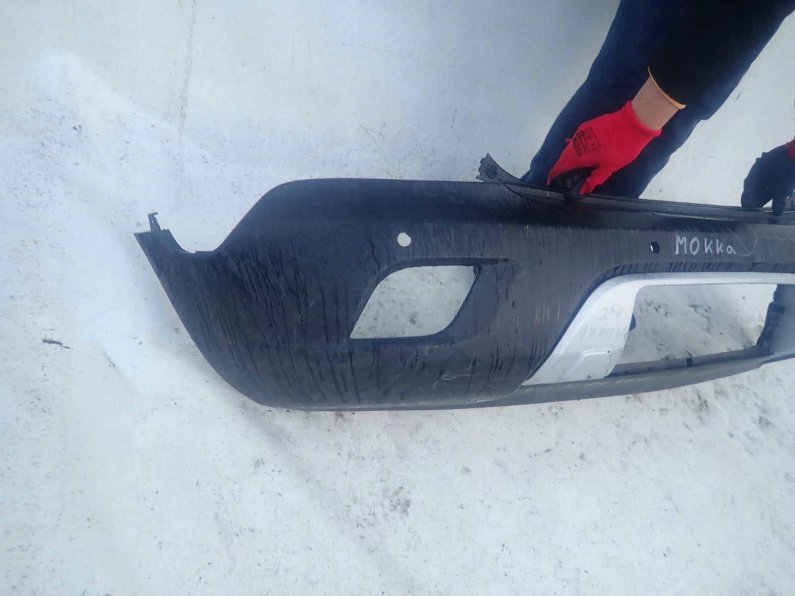 OPEL MOKKA 12-16 bumper rear part rear PDC ROWER