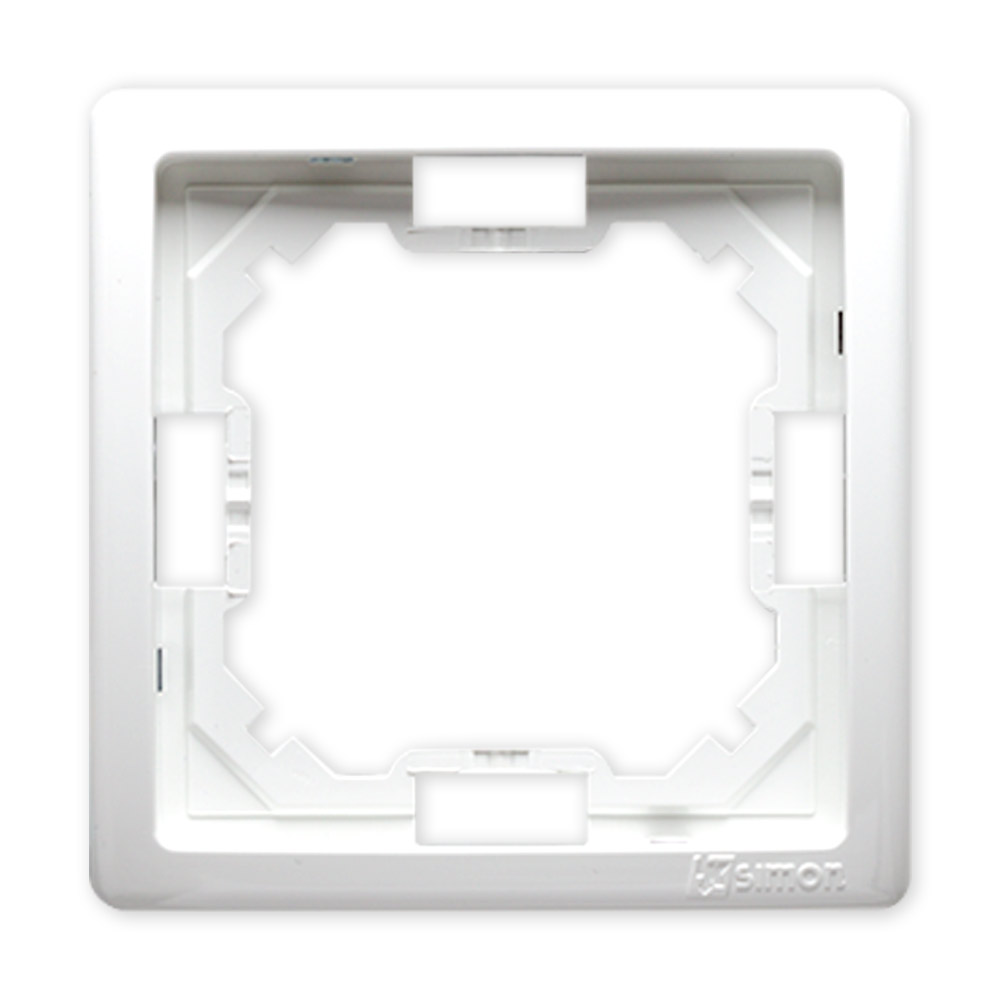 SIMON BASIC RAMKA x1 POJEDYNCZA BIAŁA BMR1/11