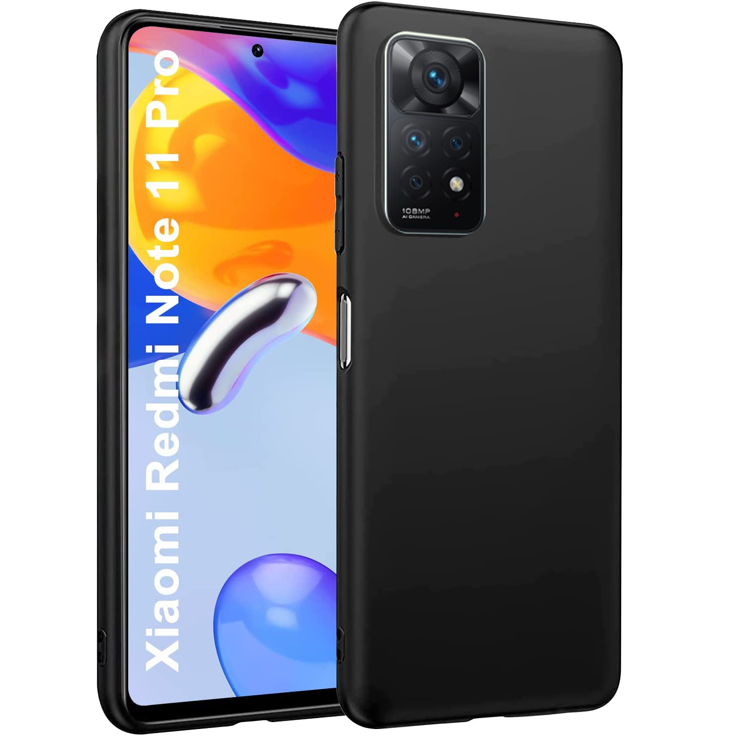 

Etui Matowe Slim do Xiaomi Redmi Note 11 Pro Szkło