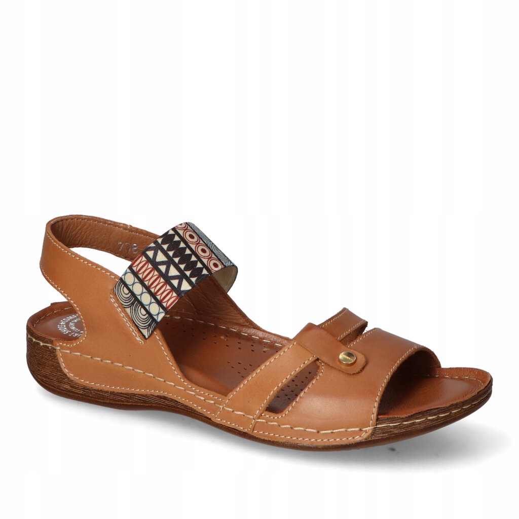 Sandály Waldi 0738 Rudé lico 37