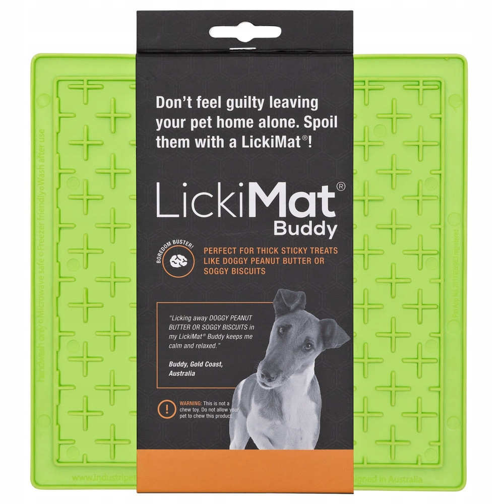 

Mata LickiMat Buddy dla psów zielona